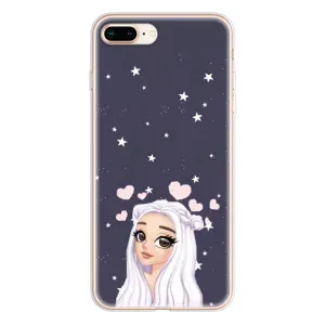 Чохол Стильні дівчата на iPhone 8 Plus (Дівчина та серця)