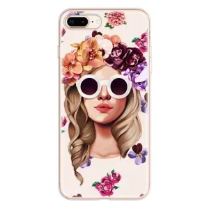 Чохол з картинкою Модні Дівчата iPhone 8 Plus (Дівчина в окулярах)