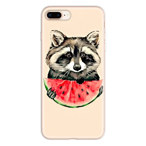 Чехол с рисунком «Енот» для iPhone 8 Plus Чехол с рисунком «Енот» для iPhone 8 Plus