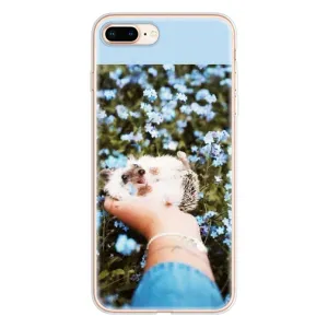 Чохли з зображенням різних тварин на iPhone 8 Plus (Їжачок в руці)