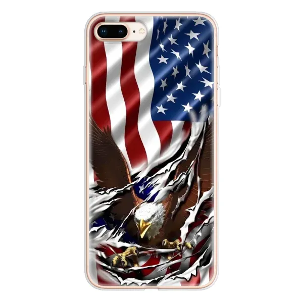 Чохол з малюнком «Прапор USA» для iPhone 8 Plus Чохол з малюнком «Прапор USA» для iPhone 8 Plus