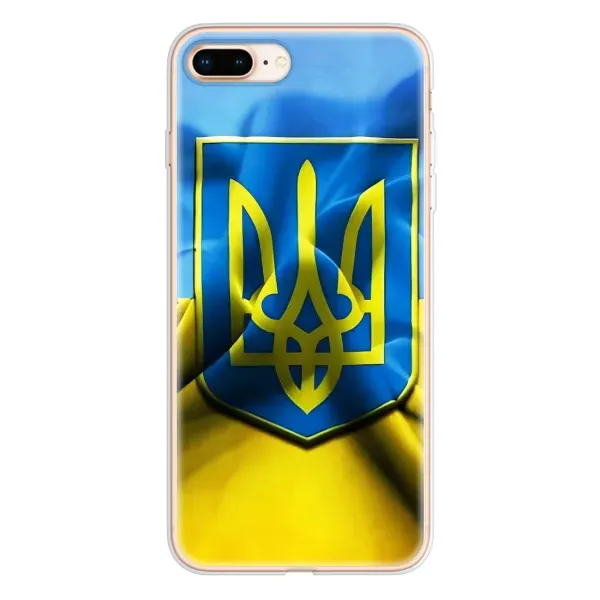 Чохол з малюнком «Герб і Прапор України» для iPhone 8 Plus