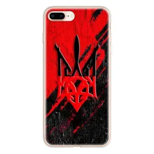 Чохли УПА (Червоно-Чорний) на iPhone 8 Plus (Герб в кольорах УПА)