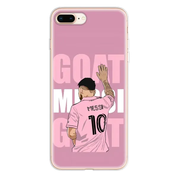 Чехол с рисунком «GOAT MESSI» для iPhone 8 Plus Чехол с рисунком «GOAT MESSI» для iPhone 8 Plus