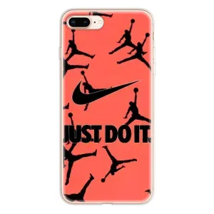Силіконовый Чохол Nike Air Jordan на Айфон 8 Плюс