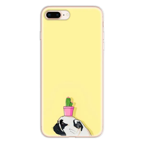 Чехол с рисунком «Кактус на голове» для iPhone 8 Plus Чехол с рисунком «Кактус на голове» для iPhone 8 Plus