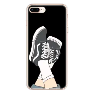 Чохол з Прикольним Принтом на iPhone 8 Plus (Кеди)