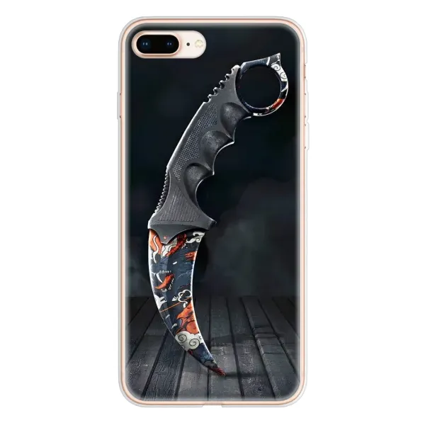 Чехол с рисунком «Кинжал КС ГО» для iPhone 8 Plus