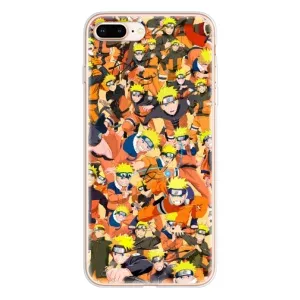 Чехлы с принтом Наруто на iPhone 8 Plus (Коллаж Наруто)