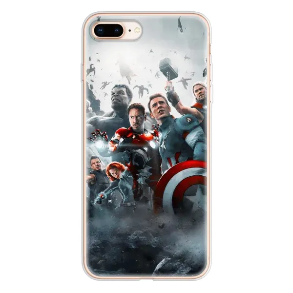 Чехол с рисунком «Команда марвел» для iPhone 8 Plus
