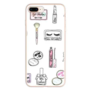 Девчачий Чехол для iPhone 8 Plus (Косметика)