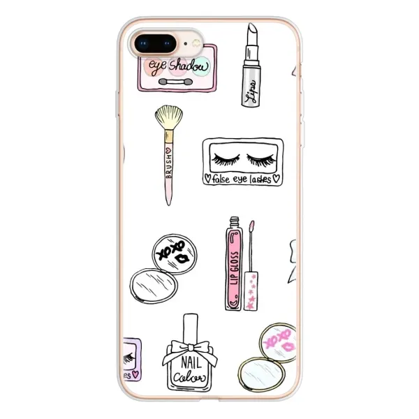 Чехол с рисунком «Косметика» для iPhone 8 Plus