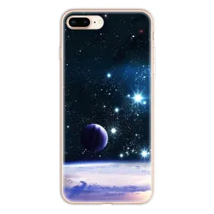 Чохол (ТПУ) з планетами на iPhone 8 Plus (Космічний вид)