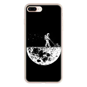 Силіконовый Чохол з принтом "Космонавти" на iPhone 8 Plus (Космонавт)