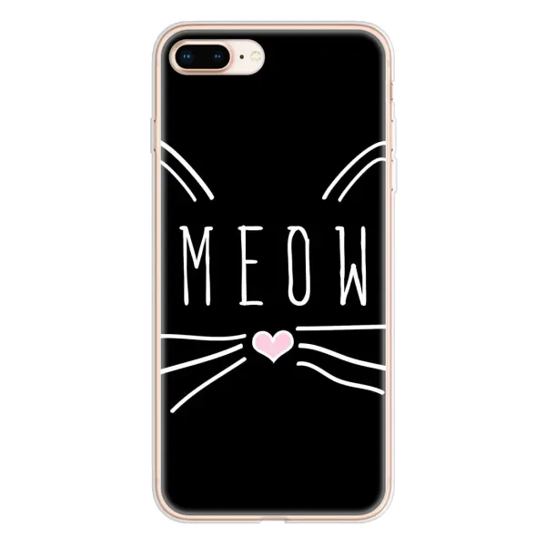 Чехол с рисунком «КОТИК MEOW» для iPhone 8 Plus Чехол с рисунком «КОТИК MEOW» для iPhone 8 Plus
