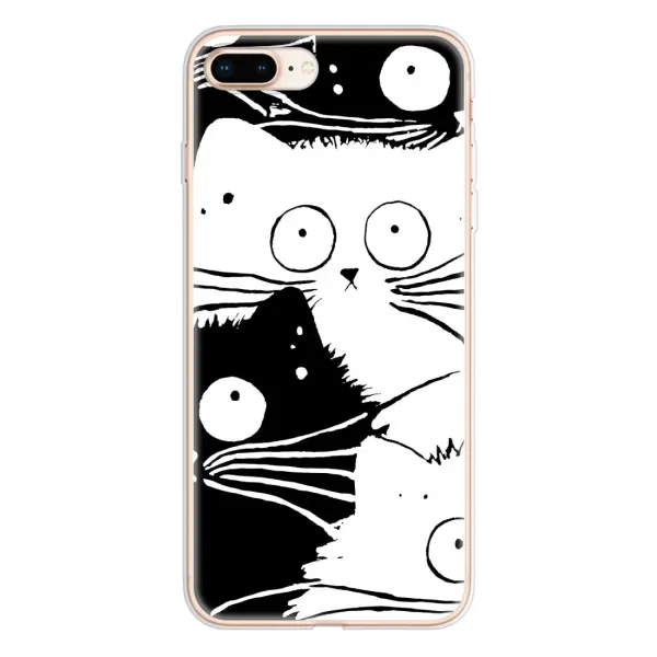 Чехол с рисунком «КОТИКИ» для iPhone 8 Plus Чехол с рисунком «КОТИКИ» для iPhone 8 Plus