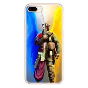Чохол з картинкою (Патріотичний КОЗАК) на iPhone 8 Plus (КОЗАК з крилами)