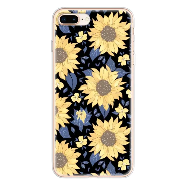 Чехол с рисунком «красивые цветы» для iPhone 8 Plus