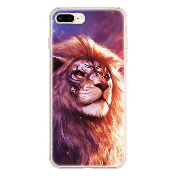 Чохол з малюнком «Кольоровий ЛЕВ» для iPhone 8 Plus Чохол з малюнком «Кольоровий ЛЕВ» для iPhone 8 Plus