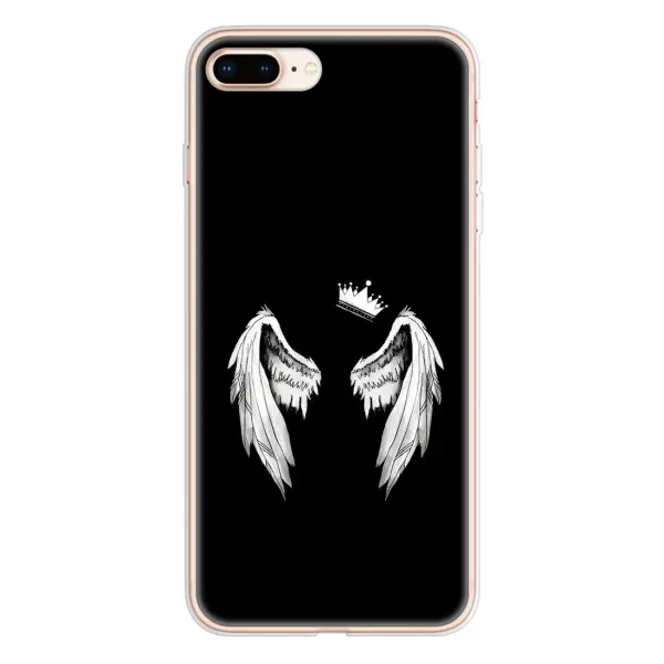 Чехол с рисунком «Крылья и корона» для iPhone 8 Plus Чехол с рисунком «Крылья и корона» для iPhone 8 Plus