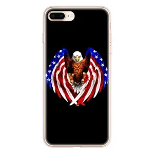 Чохол Прапор USA для iPhone 8 Plus (Крила США)