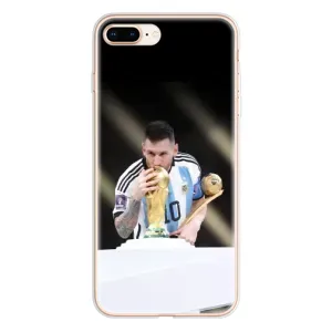 Чехлы Лео Месси Аргентина для iPhone 8 Plus (Кубок Мира)
