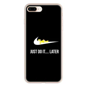 Силіконовый Чохол на iPhone 8 Plus з картинкою НАЙК (Later)