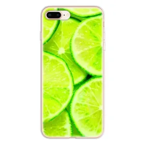 Чохол з зображенням смачної їжі для iPhone 8 Plus (Лайм)