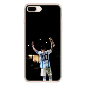 Чехлы Лео Месси Аргентина для iPhone 8 Plus (Лео Чемпион)