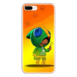 Чохол Бравл Старс для iPhone 8 Plus (LEON в кофті)