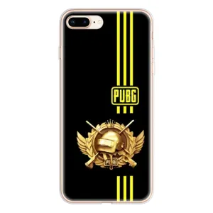 Чехол (TPU) с картинкой "Лого Пабг" на Айфон 8 Плюс (Лого PUPG)