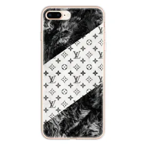 Чохол Стиль Louis Vuitton на iPhone 8 Plus (LV на білому)