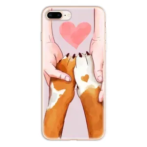 Чохол (ТПУ) Милі песики для iPhone 8 Plus