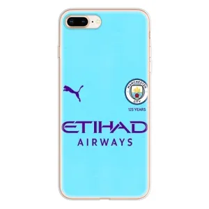 Силиконовые Чехлы принт Футбол на iPhone 8 Plus (Man City)
