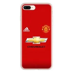 Силиконовые Чехлы принт Футбол на iPhone 8 Plus (Man United)