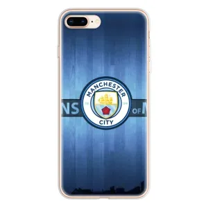 Силиконовые Чехлы принт Футбол на iPhone 8 Plus (ManCity)