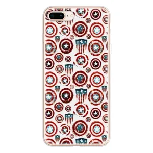 Чехол с Щитом Капитана Америки на iPhone 8 Plus (Марвел щиты)