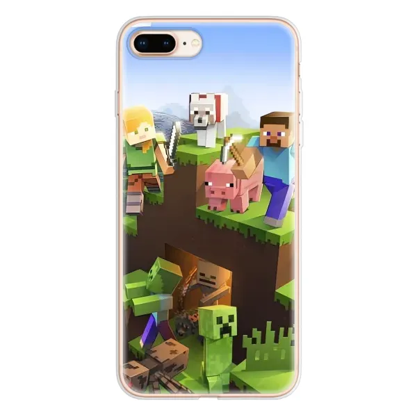 Чехол с рисунком «Майн-крафт» для iPhone 8 Plus Чехол с рисунком «Майн-крафт» для iPhone 8 Plus