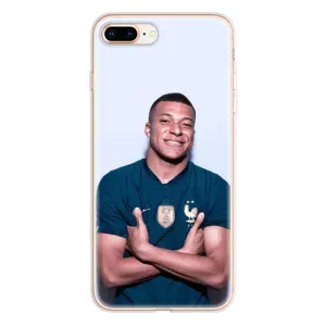 Чохол (TPU) з Футболістом на iPhone 8 Plus (Мбаппешичка)