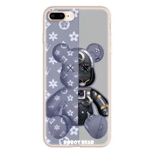 Силіконовий чохол для iPhone 8 Plus (Ведмідь Louis Vuitton)