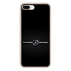 Силиконовый бампер с картинкой машины на iPhone 8 Plus (Mercedes)