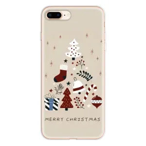 Чехол Санта Клаус для iPhone 8 Plus (Merry Christmas)