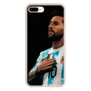 Чехлы Лео Месси Аргентина для iPhone 8 Plus (Месси Капитан)