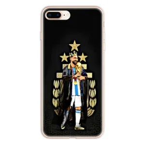 Чехлы Лео Месси Аргентина для iPhone 8 Plus (Месси король)