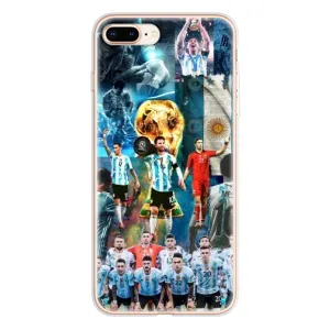 Чехлы Лео Месси Аргентина для iPhone 8 Plus (Месси в сборной)