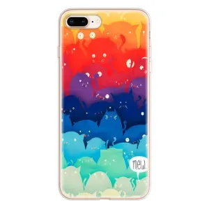 Силіконовий чохол з котиком для iPhone 8 Plus (Mew)