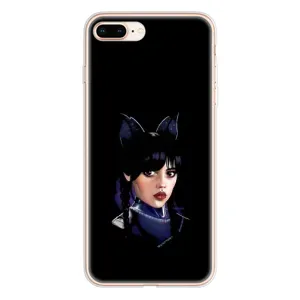 Чохол з картинкою Венсдей на iPhone 8 Plus (Мила Венсдей)