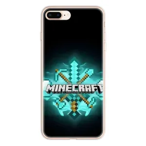 Чехол майнкрафт для iPhone 8 Plus (MineCraft 2)