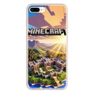 Чехол майнкрафт для iPhone 8 Plus (MINECRAFT)
