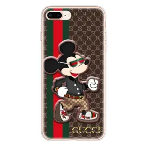 Чохли бренд ГУЧЧІ для iPhone 8 Plus (Маус Гуччи)